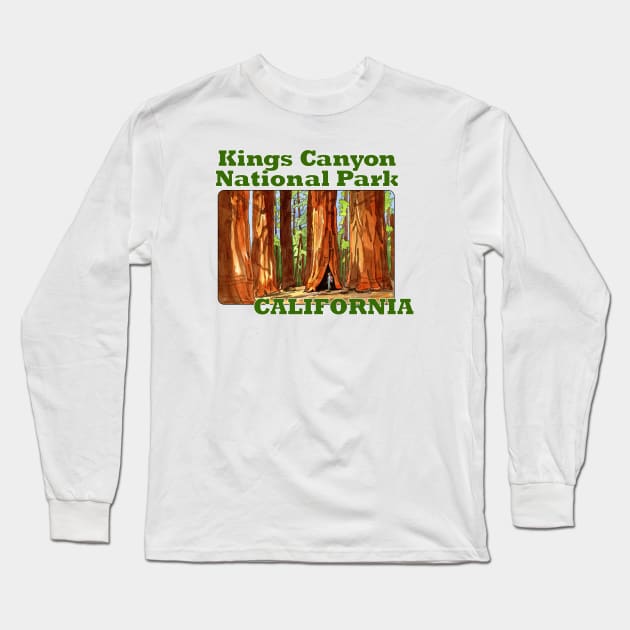 Kings Canyon National Park, California Long Sleeve T-Shirt by MMcBuck